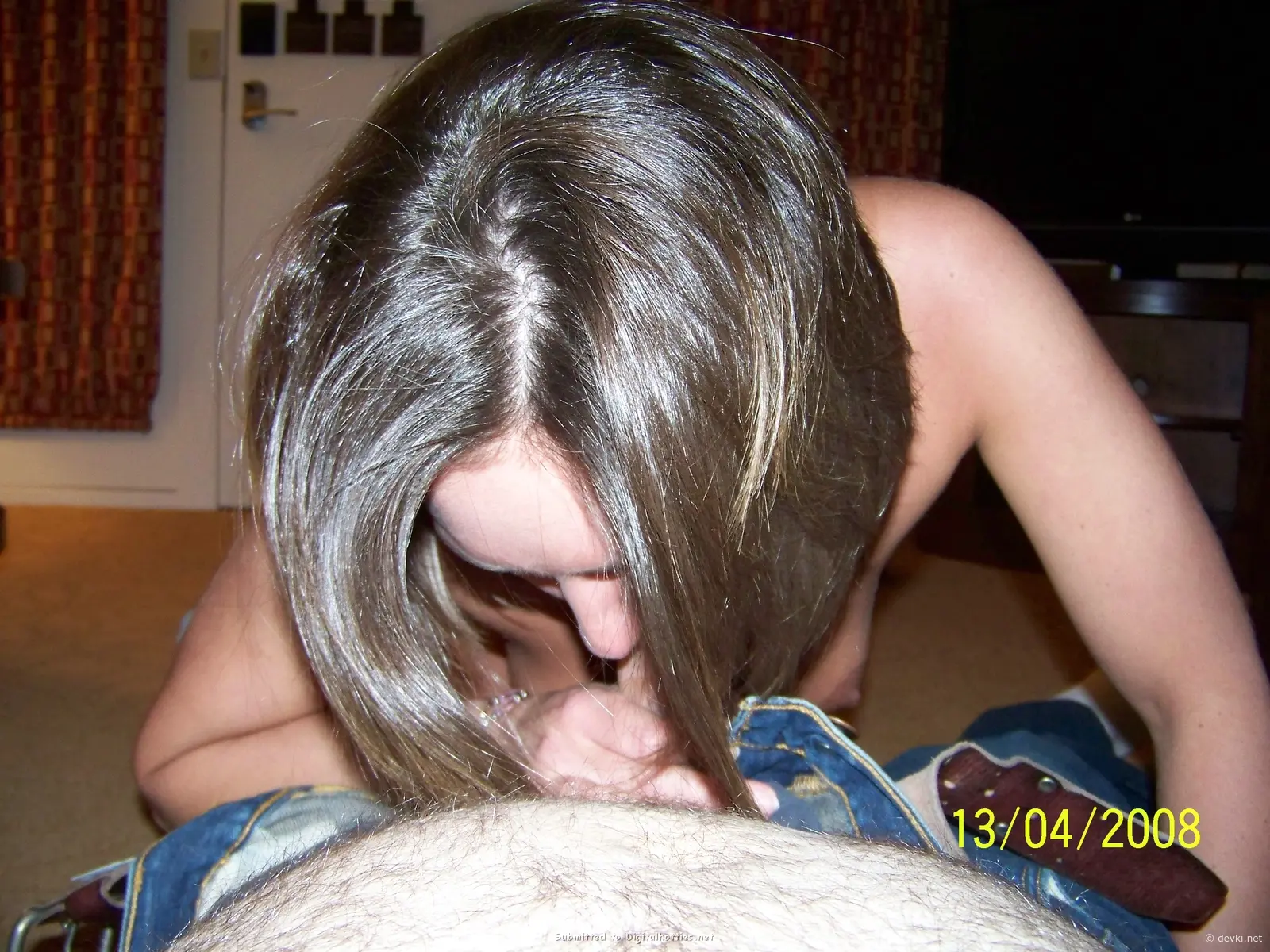 Guy films himself fucking his girlfriend - Hardcore amateur couple sex tape