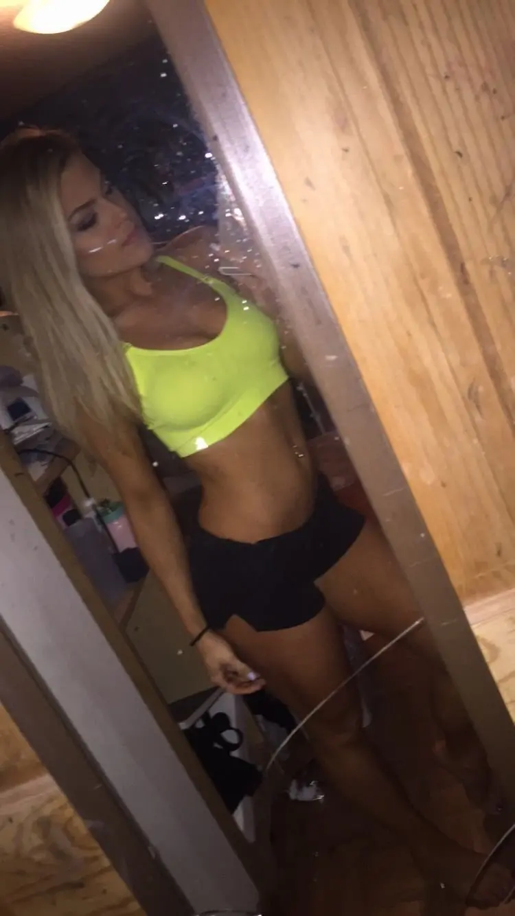Seductive Blonde flaunts Nude Breasts in Perfect Shape