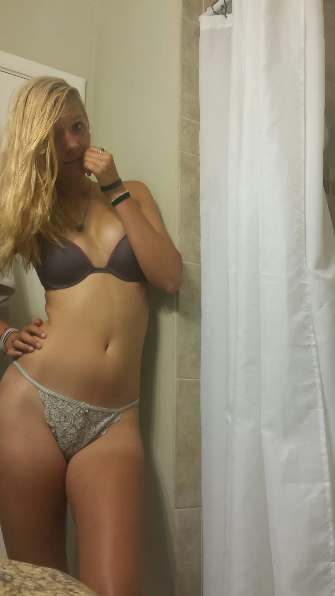 Student Exposes Tiny Tits in Explicit Amateur Photo