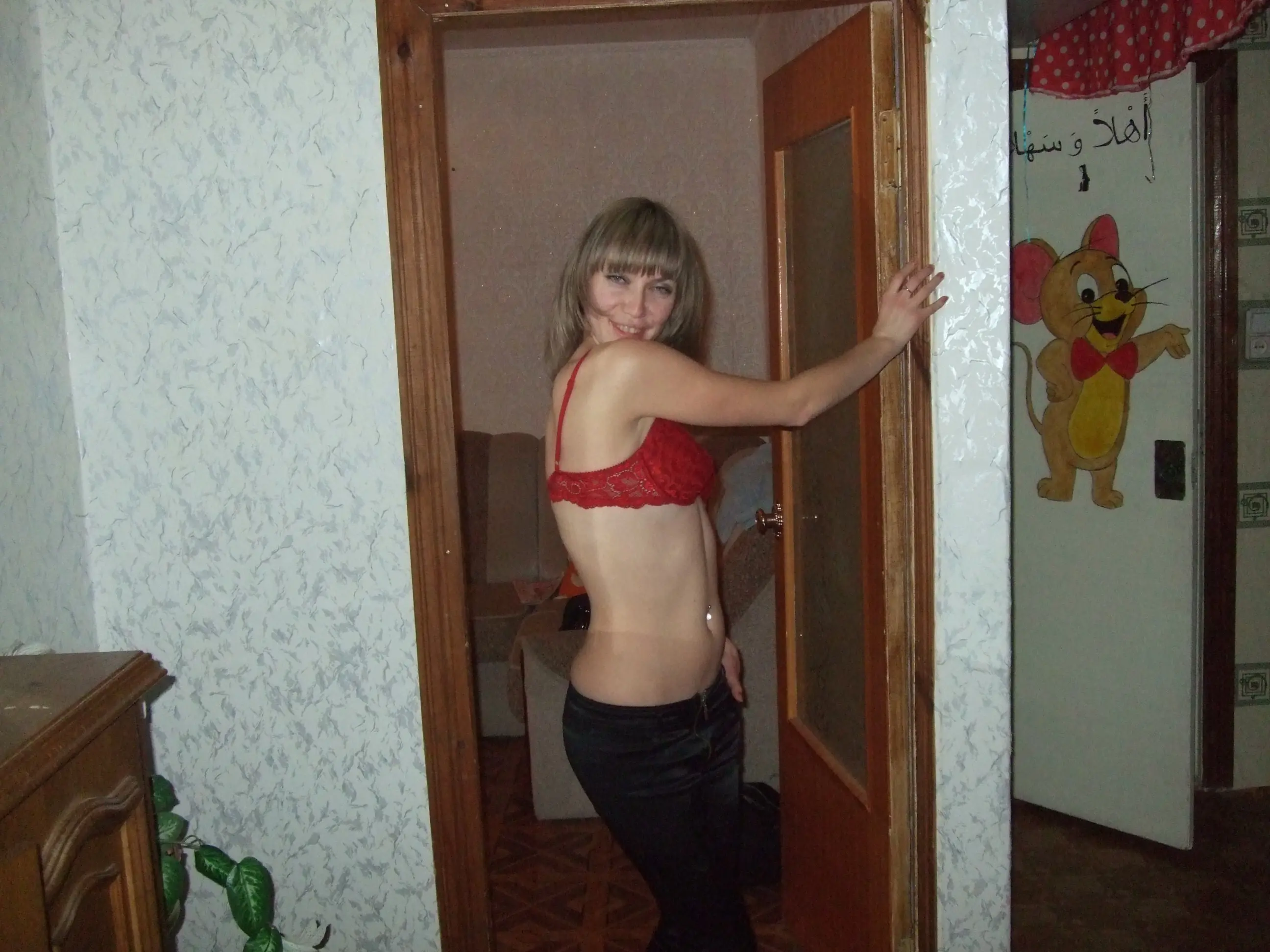 Explicit Amateur Intimate Nude Body of Slim Girl
