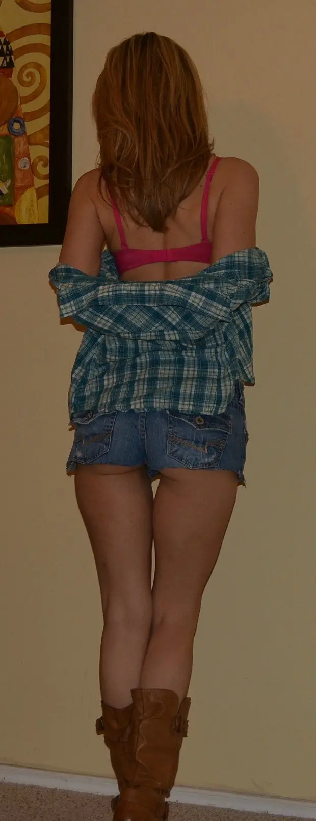 Skinny Blonde Naked in Home Amateur Photo Shoot
