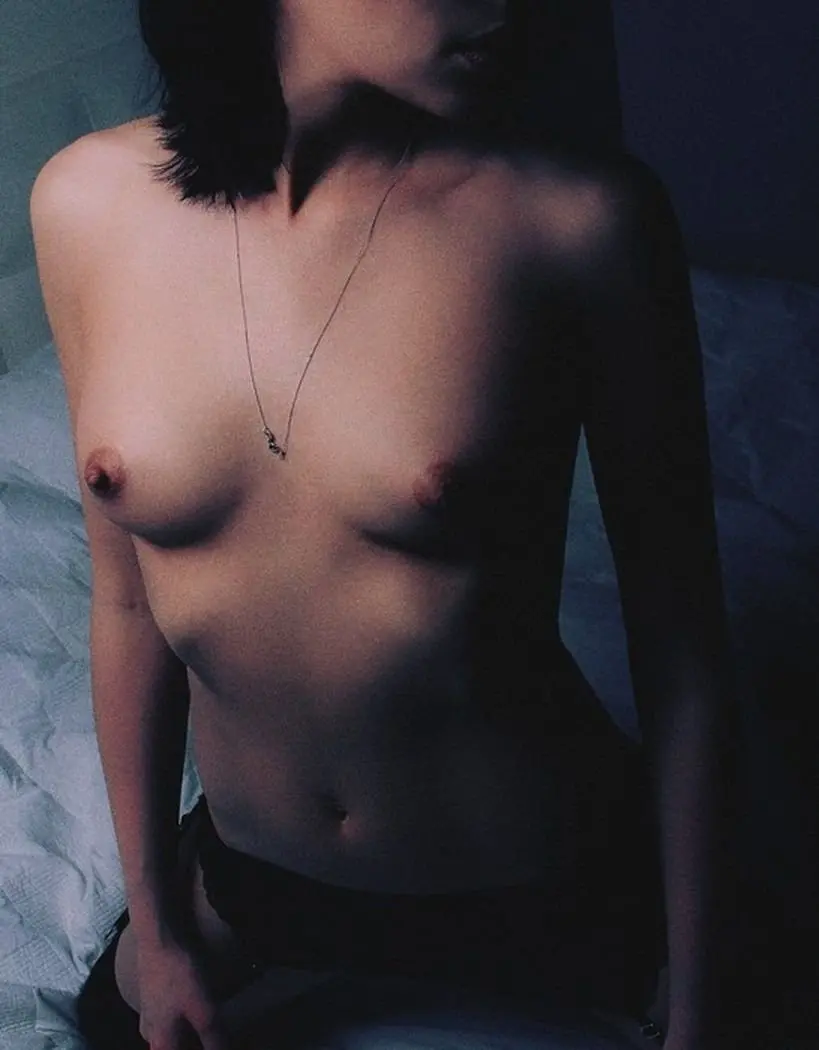 Extremely Hot Naked Brunette Poses in Various Nude Outfits - Amateur Photo Shoot