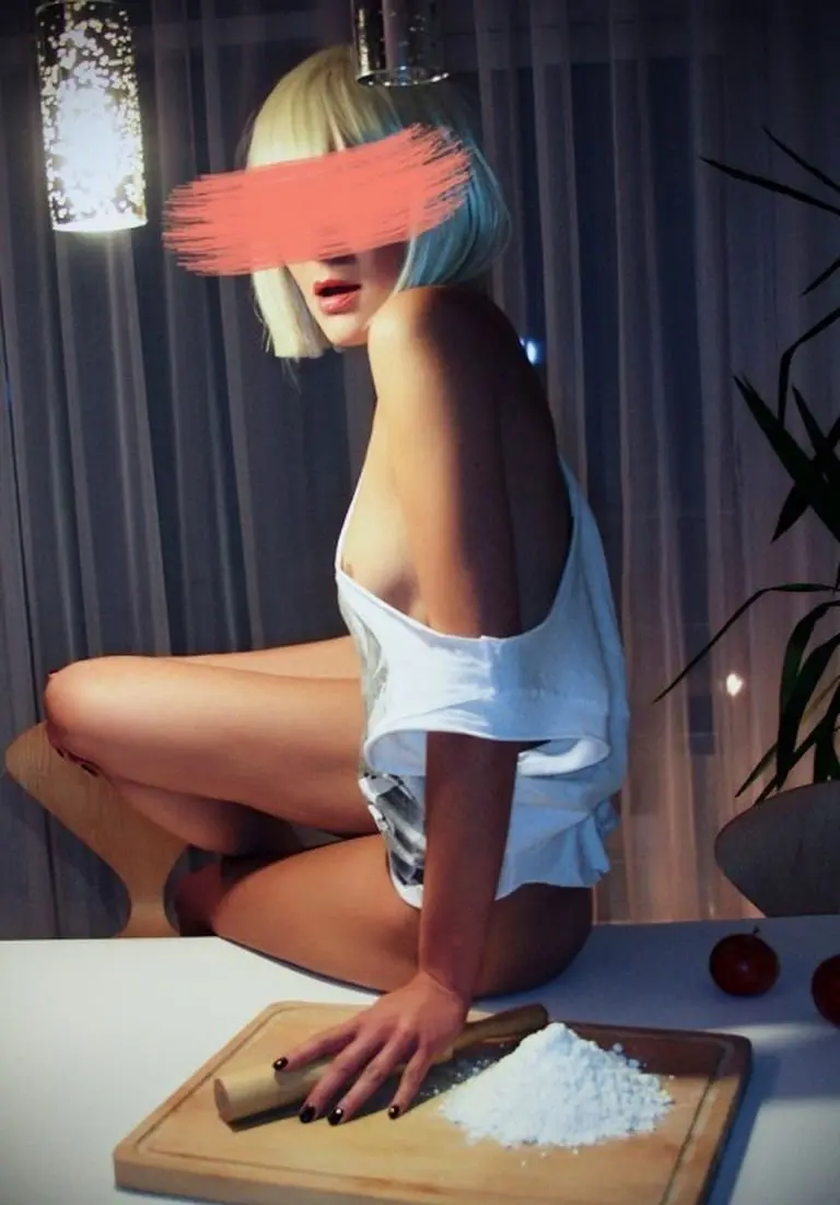 Extremely Hot Naked Brunette Poses in Various Nude Outfits - Amateur Photo Shoot