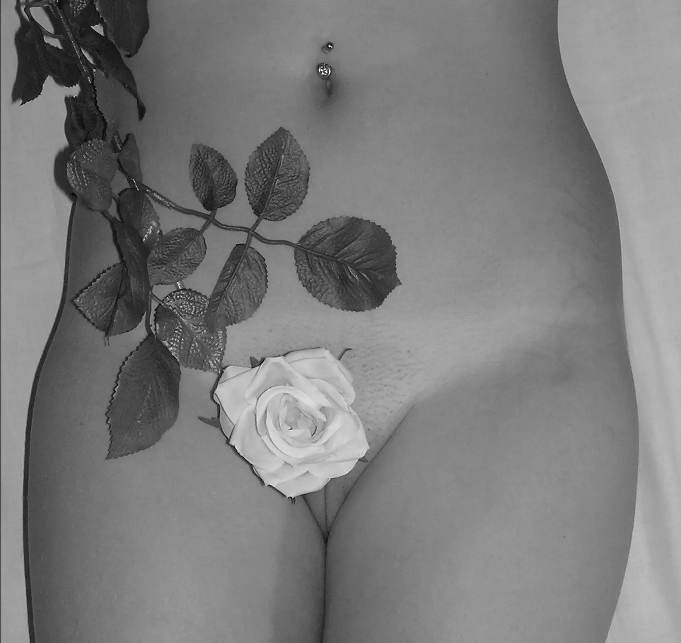 Busty Babe Exposes Shaved Pussy - Explicit Amateur Photo