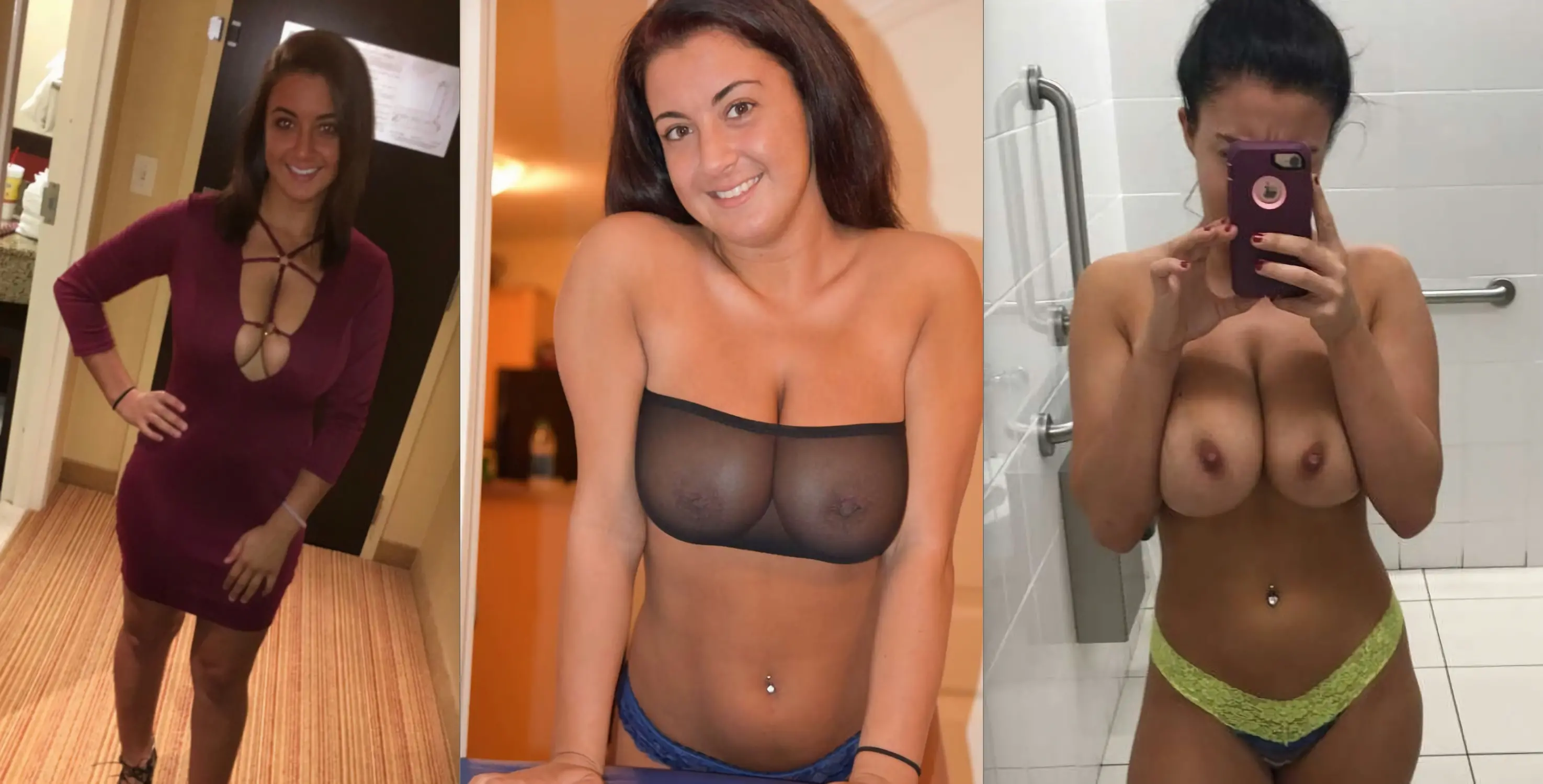 Sexy Slut with Huge Tits Takes Nude Selfies - Explicit Amateur Photos