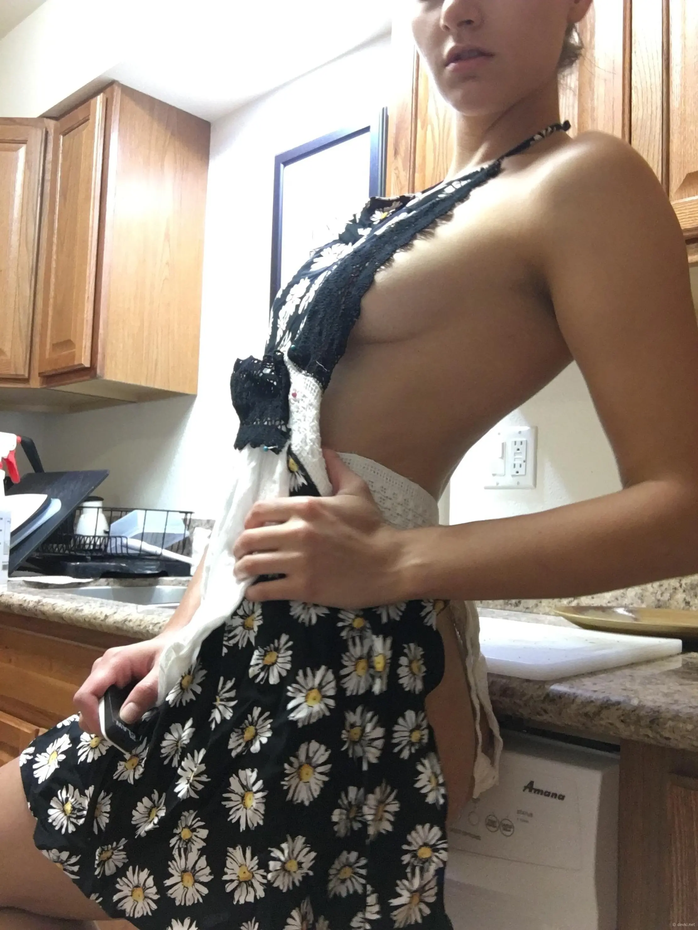 Stunning Erotic Selfies: Sun-Kissed Brunette with Big Boobs